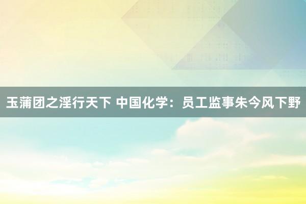 玉蒲团之淫行天下 中国化学：员工监事朱今风下野